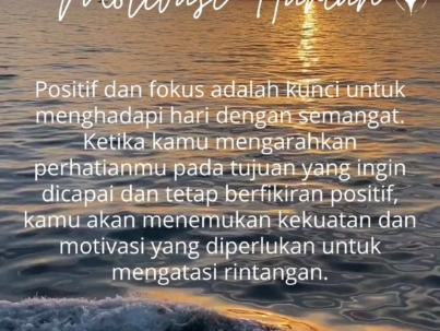 Biru Elegan Kata Mutiara Video Seluler